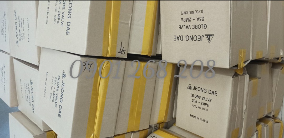 van cau noi bich DN25 JeongDae dung cho LPG